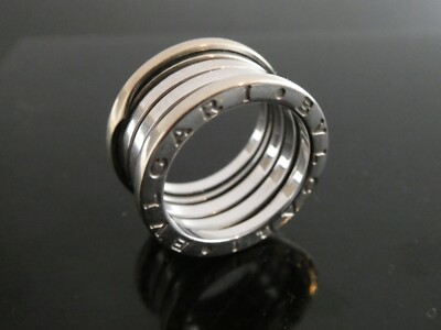 BVLGARI Ring B-zero1 B-zero Limited Model 4 Band Logo 750WG & YG