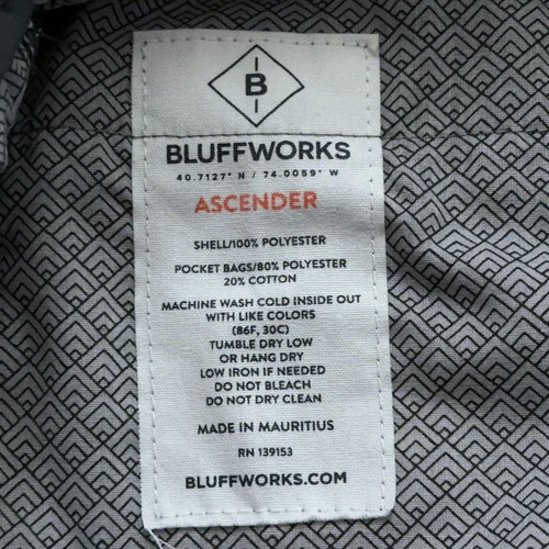 Bluffworks Pants Mens Size L Ascender Chino Joggers Drawstring Stretch Gray - Picture 5 of 6