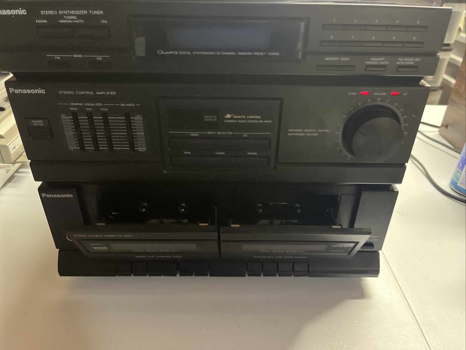 Panasonic Turntable & Tape Deck Stereo System SG-HM22 Tested -No ...