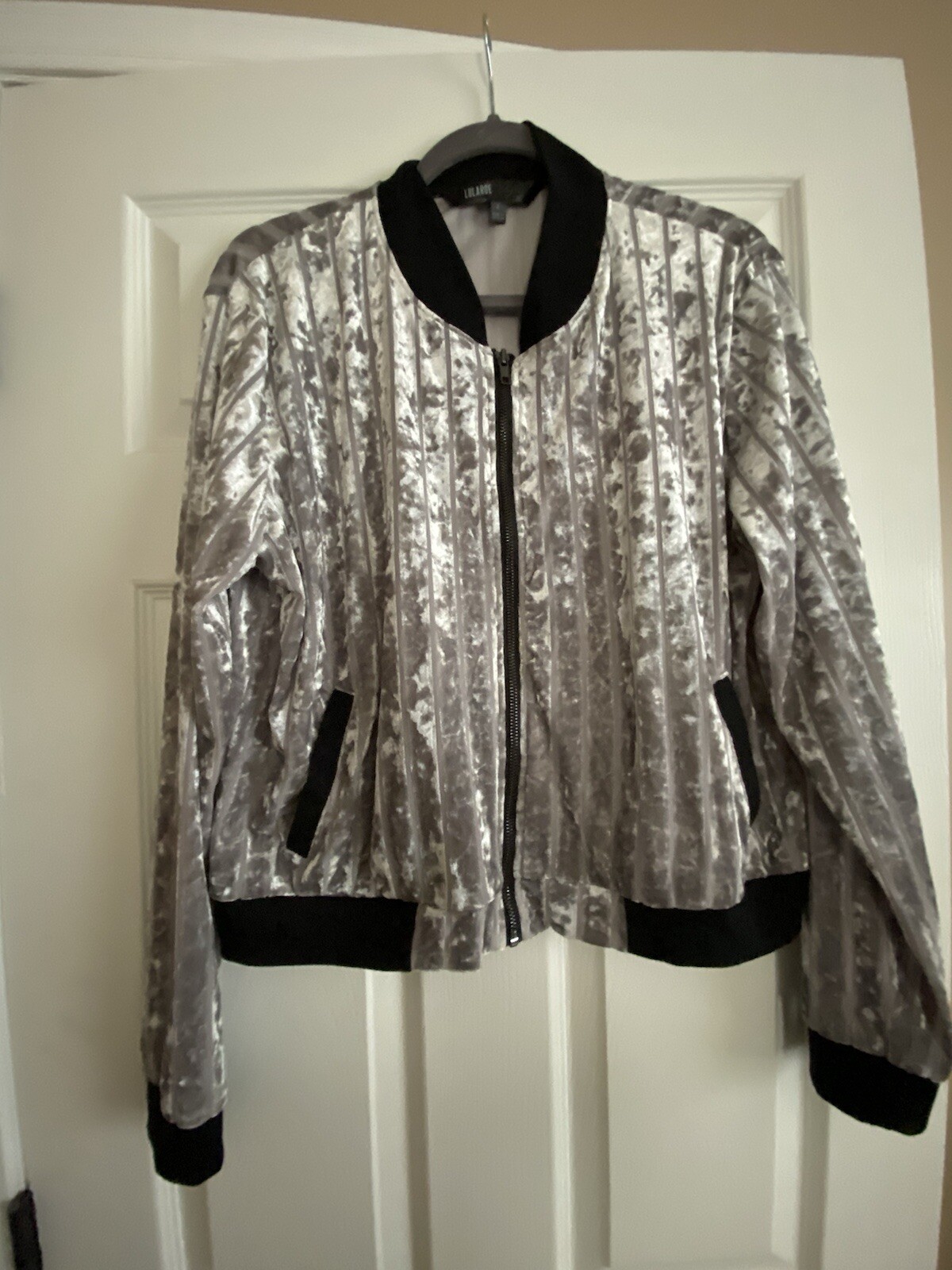 Jacket Size L Silver Lularoe - image 1