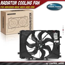 Engine Radiator Cooling Fan w/ Control Model Assembly for Benz W204 W212 C218