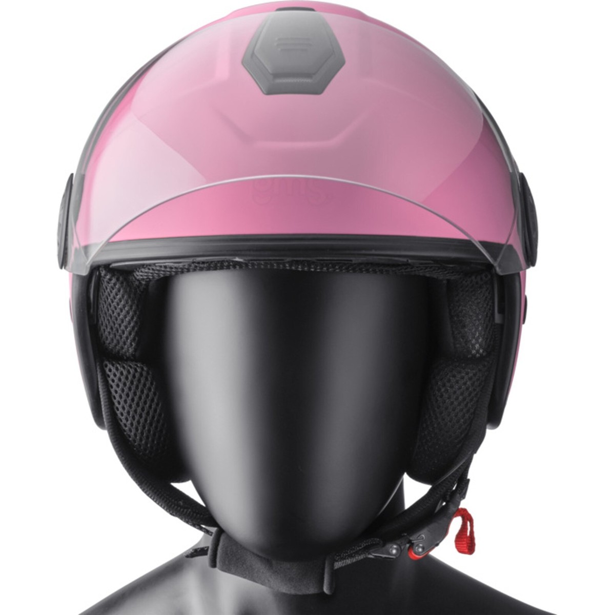 Motorcycle Helmet M - GMS Gelato Strawberry - Jet with Sun