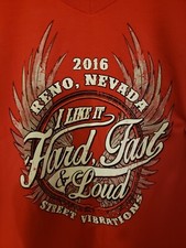 Women  s 2016 Reno Nevada Street Vibrations Motorcycle Shirt