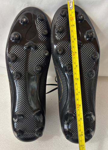Men's Soccer Shoes High Top Soccer Cleats Black ~ Size EUR 44 US 10-10.5 ~ New - Picture 8 of 10
