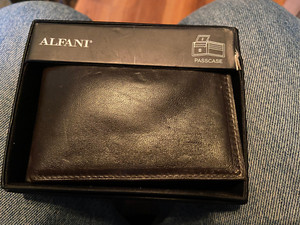 Alfani Passcase Billfold BROWN wallet 0091-2005/02