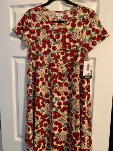 LuLaRoe Disney Carly Dress Miss Piggy size XXS