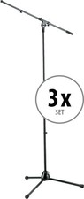 3x Set K&M 210/2 Mikrofon Stativ Mikro Ständ...