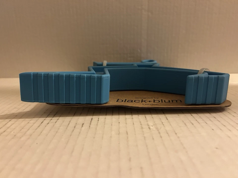 James o porteiro batente de porta de borracha azul projetado por preto + flor - Imagem 4 de 4