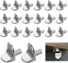 20 Pcs 5mm Shelf Support Pegs,L-Shaped Shelf Support Pegs,Cupboard Shelf Pegs,W