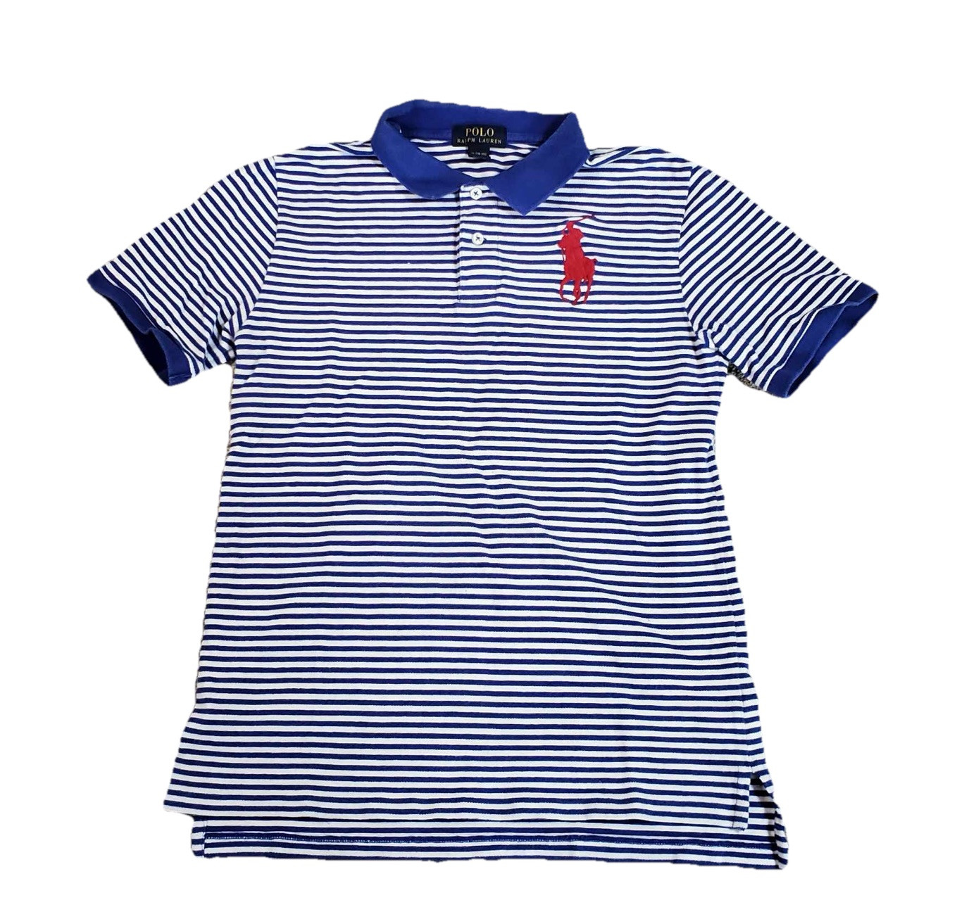 Polo Ralph Lauren camicia Yourh XL (18 20) ricamo grande pony #3 righe preppy