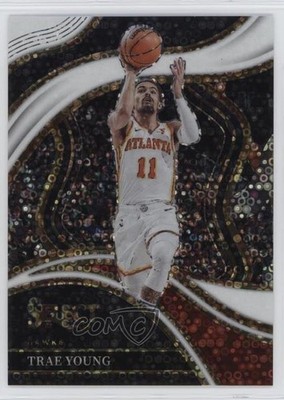 2023-24 Panini Select Courtside White Disco Prizm 18/75 Trae Young #243 19fe