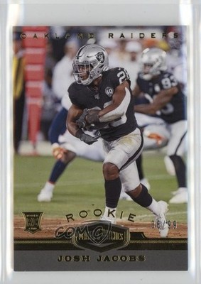 2019 Panini Plates & Patches Rookies 36/99 Josh Jacobs #169 Rookie RC 7px