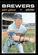 1971 Topps #604 John Gelnar EX - NM