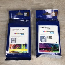Brother LC3035Y XXL ULTRA Yellow INKvestment  LC3033BK XXL Black Ink Cartridges