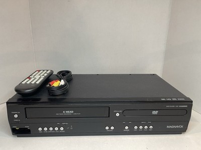 Magnavox DV220MW9 w/ Remote VCR DVD Combo 4 Head VHS Player TESTED #16