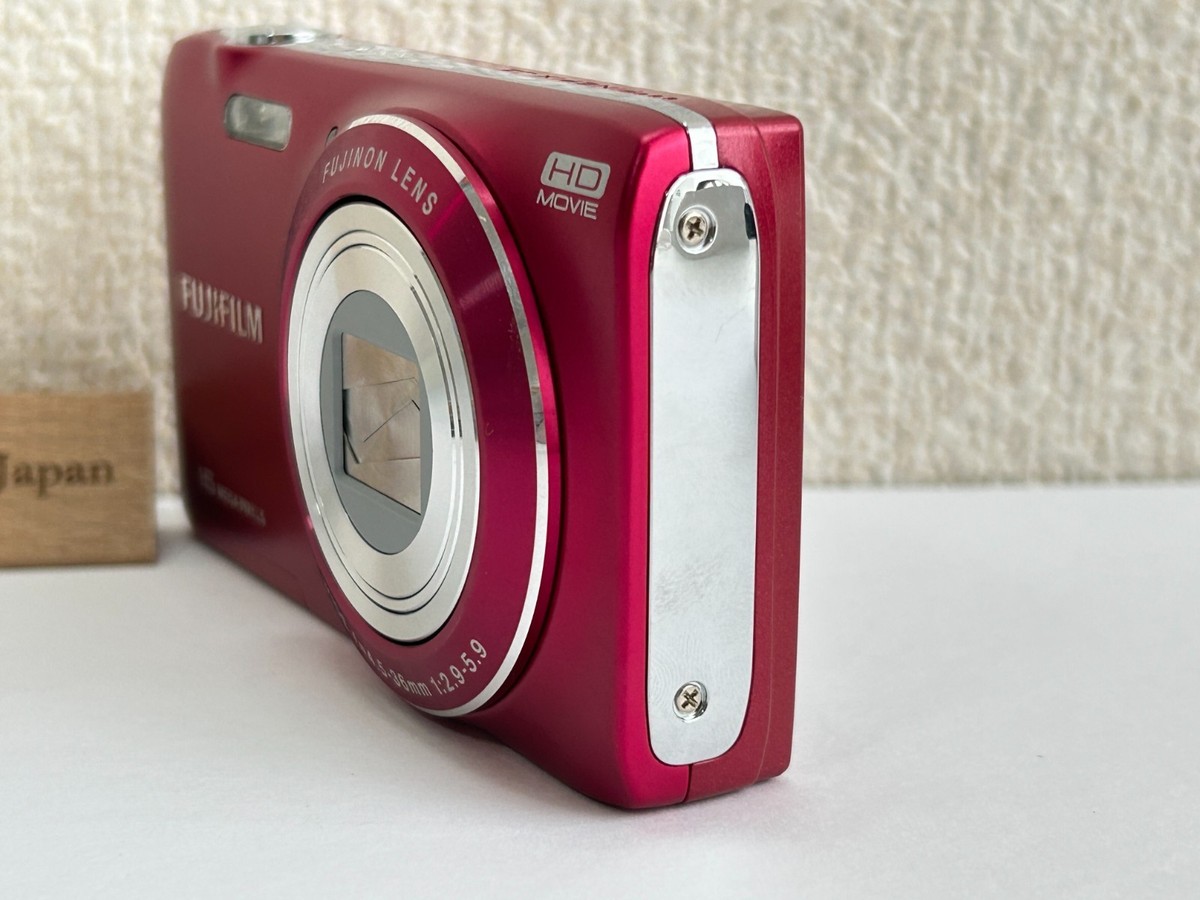 FUJIFILM Finepix JZ250 16.0MP Digital Camera Red Tested English OK