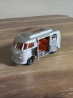 MATCHBOX LESNEY #34 Volkswagen Camper Silver 1960s ENGLAND AWESOME CONDITION