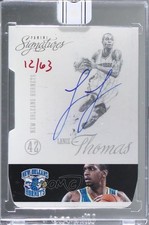 2015-16 Panini Replay Buyback 12/63 Lance Thomas #12SI-30 Auto 0gl5