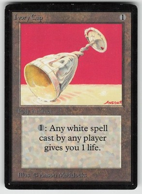 Ivory Cup Beta Edition Uncommon MAGIC: THE GATHERING