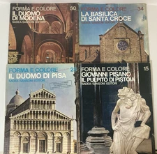 Vtg Lot Of 4 Forma E Colore Architecture Magazines #15, 28, 34, 50 in Italian