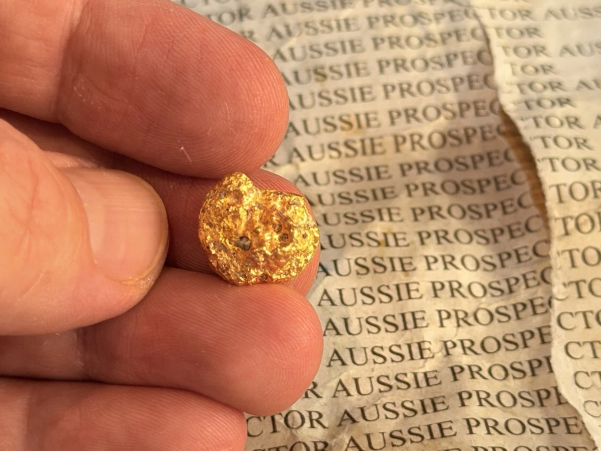 Australian Gold Nugget 1.41 grams Natural Native High Quality Australian Gold Nugget 1.41 grams Natural Native High Quality