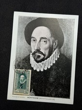 Carte Postale Maximum No. 587 1943 Montaigne