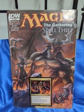 Magic the Gathering Spell Thief #4 (of 4) IDW Comics w/ Breath of Malfegor Card