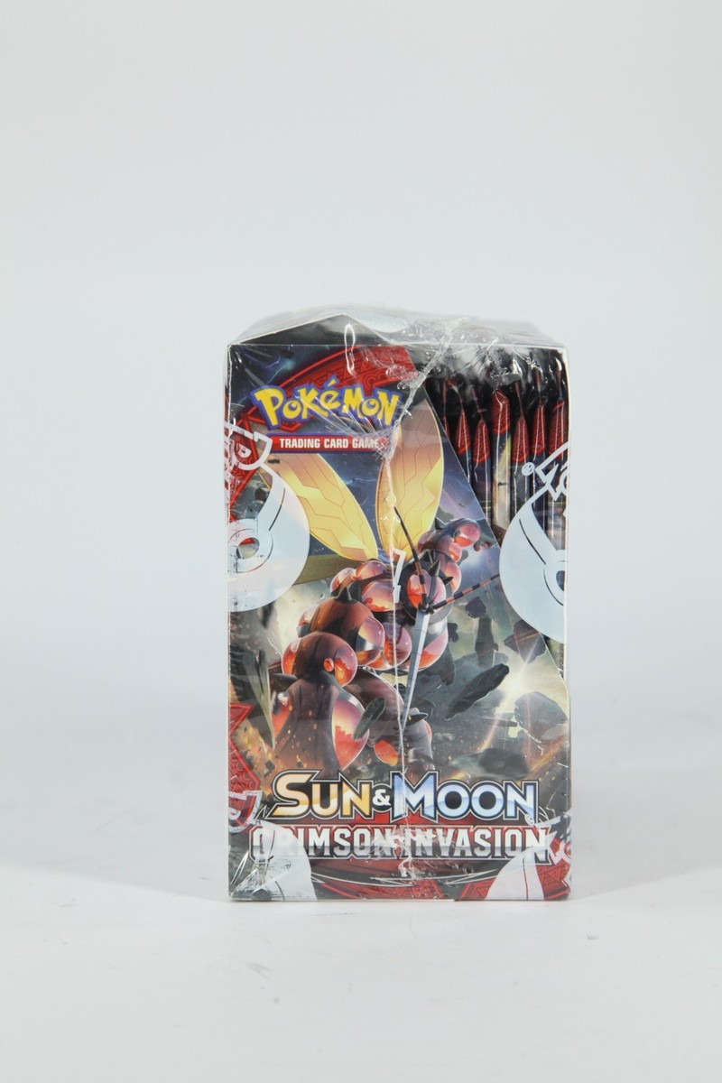 Pokémon TCG Sun & Moon Crimson Invasion Booster Box Sealed 36 Packs