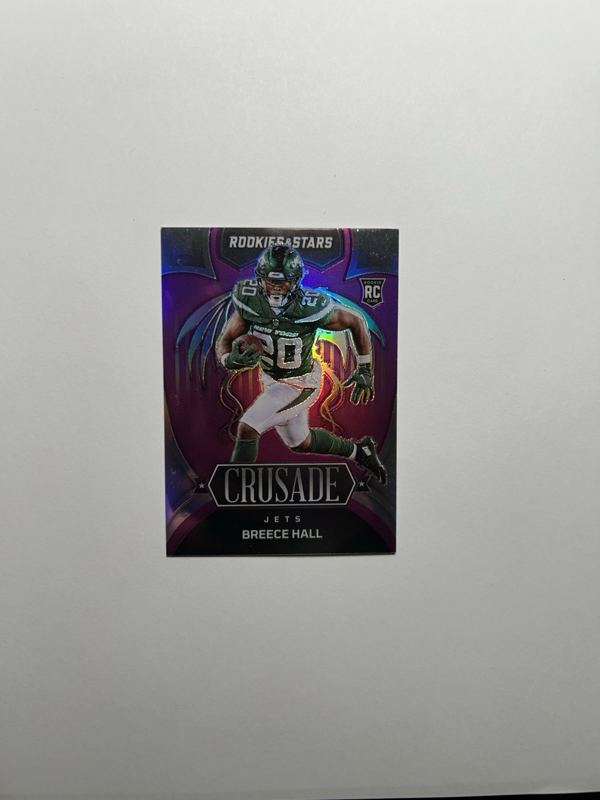 Breece Hall Panini Rookies & Stars Crusade #CR20 Pink