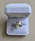Vintage Avon sterling silver spoon adjustable ring size 9