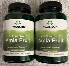240 Cap Swanson Full Spectrum Amla Fruit (Indian Gooseberry) 500 mg Brain Health