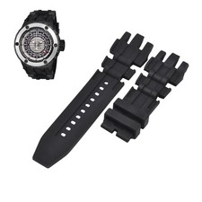 Subaqua 16825 26mm Black Rubber Watch Strap For Invicta