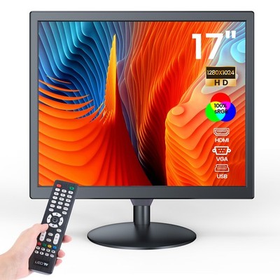 Eyoyo 17'' CCTV Monitor 1280x1024 HDMI/VGA/BNC/USB Display für Kamera PC DVR