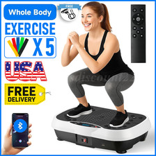Vibration Plate Exercise Machine Whole Body Workout Vibrate Fitness Platform NEW