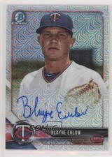 2018 Bowman Mega Box Chrome Mojo Refractor Auto Blayne Enlow #BMA-BE Auto yh2