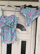 2 Pc Maternity Floral Tankini Set  Still Has Hygiene Strip Size 1xl 16/18