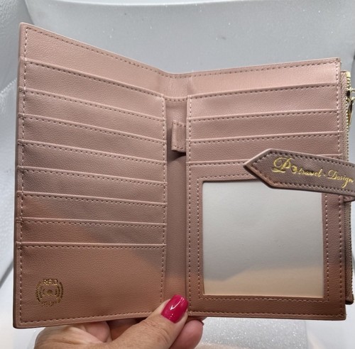 AirTag Reisepassetui Reisebrieftasche RFID Nude Rosa Neu - Bild 15 von 15