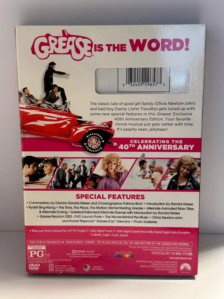 Grease 40th Anniversary DVD - Image 2 of 2