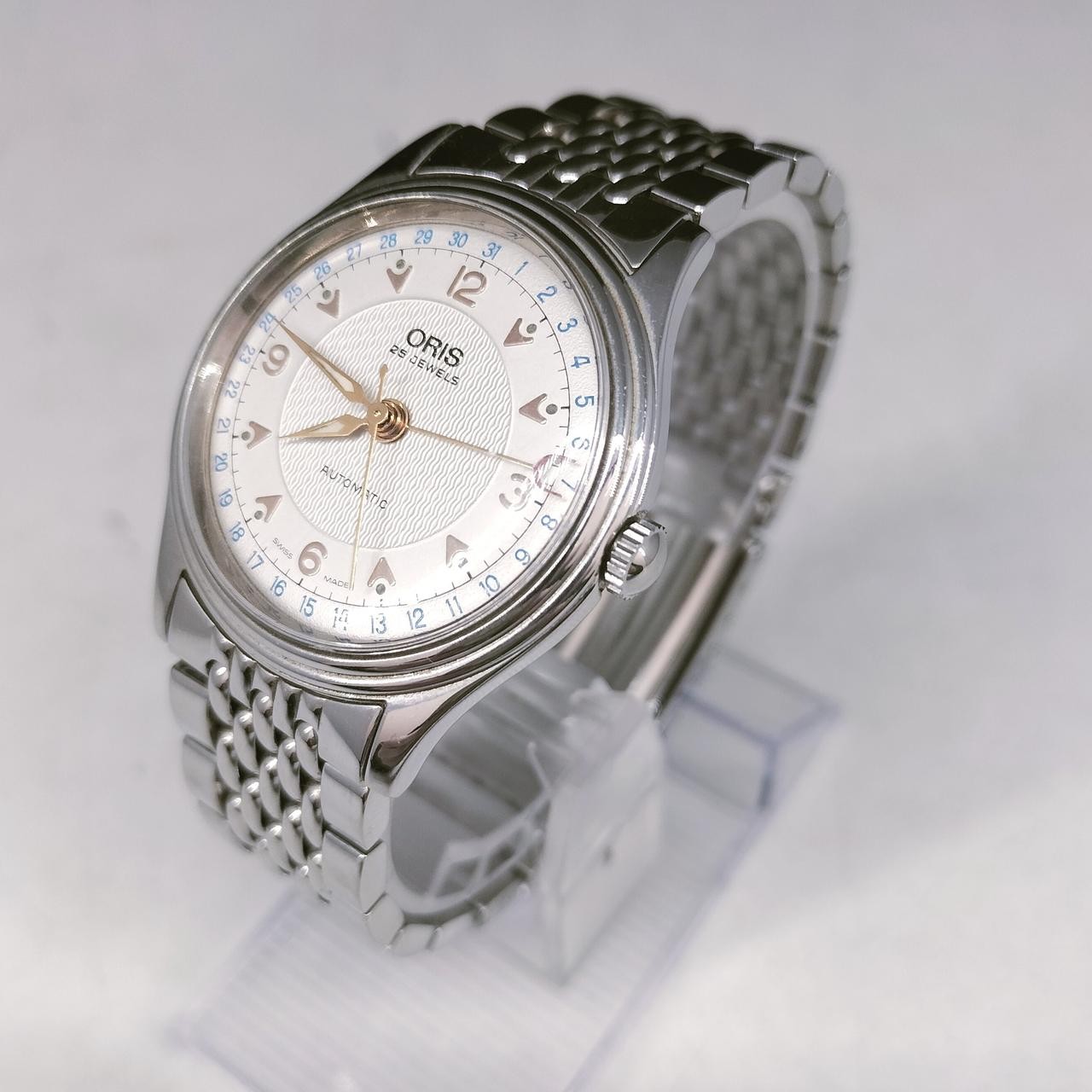 Oris Pointer Date Ref 7470 Automatic Watch Displa… - image 3