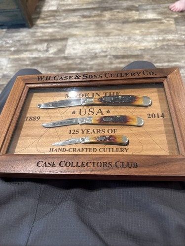 Case XX 2014 Annual Collector Club Knife Set - Displayed - Never used