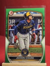 2023 Bowman - Prospects Jackson Chourio #BP-76 Green /99 (RC)