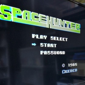 Famicom Software Space Hunter KEMCO 1986 Retro Game