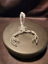 Handmade Bead And Wire Scorpion. Faux Crystal