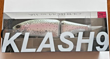 DRT KLASH 9 Low Float Rainbow Color 4oz Big Swimbait Good Condition #e40