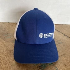 ECCO Fleet Solutions Blue Mesh Hat Yupoong Flex Fit Adult OSFA ECCO Ball Cap