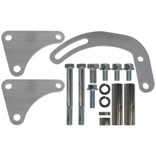 ICT Billet 551497; Drivers Side Power Steering Bracket Billet Saginaw for BBC