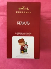 Hallmark Keepsake Ornament 2021 Peanuts Gang Dressed Up Dog Snoopy Charlie Brown