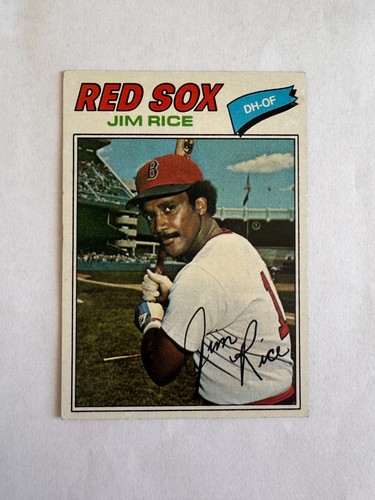 Jim Rice #60 1977 Topps card