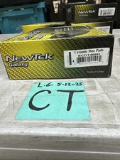 Disc Brake Pad Set-Galaxy Ceramic Disc Pads with hardware NewTek SCD1498H