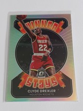2021-22 Panini Donruss Optic Clyde Drexler Winner Stays Holo Prizm #15 Rockets